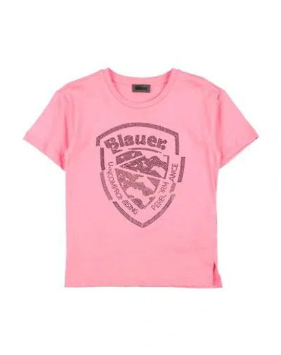 Blauer Babies'  Toddler Girl T-shirt Fuchsia Size 6 Cotton In Pink