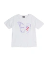 Blauer Babies'  Toddler Girl T-shirt White Size 6 Cotton