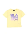 Blauer Toddler Girl T-shirt Yellow Size 6 Cotton In Yellow