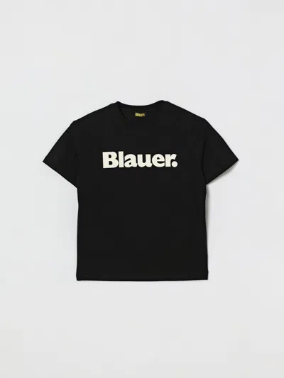 Blauer Kids' Tシャツ  ボーイ カラー ブラック In Black