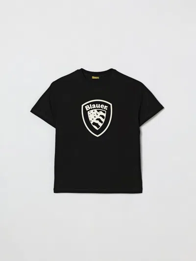 Blauer Kids' Tシャツ  ボーイ カラー ブラック In Black