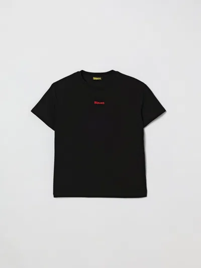 Blauer Kids' Tシャツ  ボーイ カラー ブラック In Black
