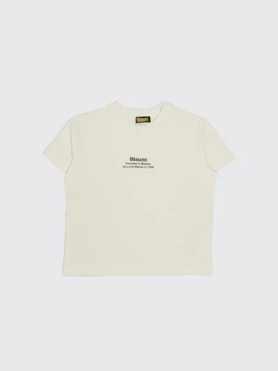 Blauer T-shirt Kids Color White In Neutral