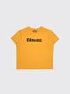 Blauer T-shirt Kids Color Yellow In Orange