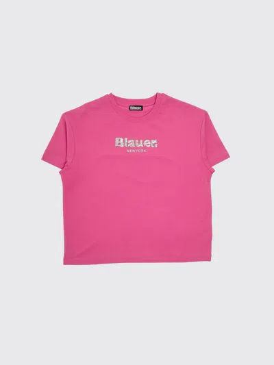 Blauer T-shirt Kids Color Pink
