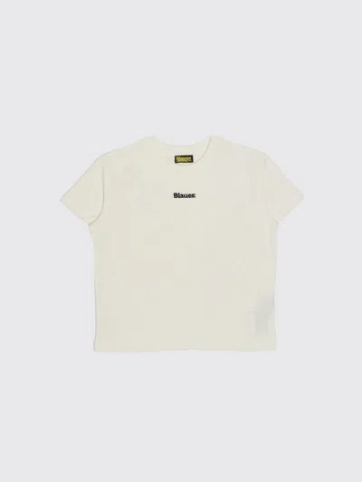 Blauer T-shirt Kids Color White