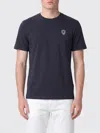 Blauer Jan Logo-patch T-shirt In Blue