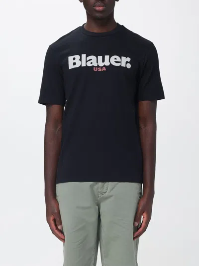 Blauer T-shirt Men In Blue