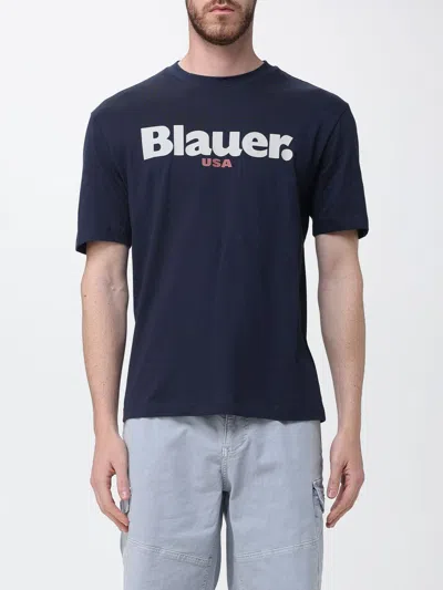 BLAUER BLAUER T-SHIRT MEN COLOR BLUE