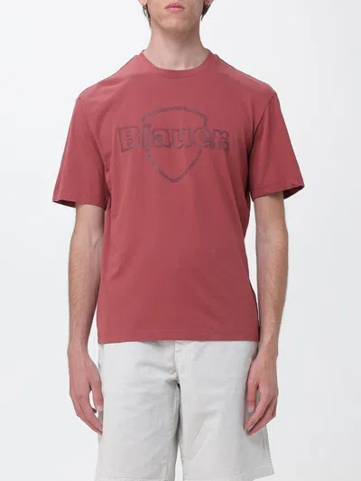 Blauer T-shirt Men In Red