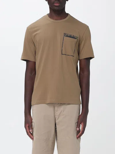 Blauer T-shirt Men In Brown