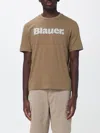 Blauer T-shirt Men In Brown