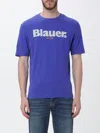 Blauer T-shirt Men In Blue