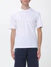 Blauer T-shirt Men In White