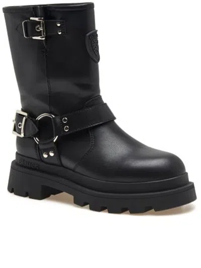 Blauer Usa Chelsea Shoes In Black