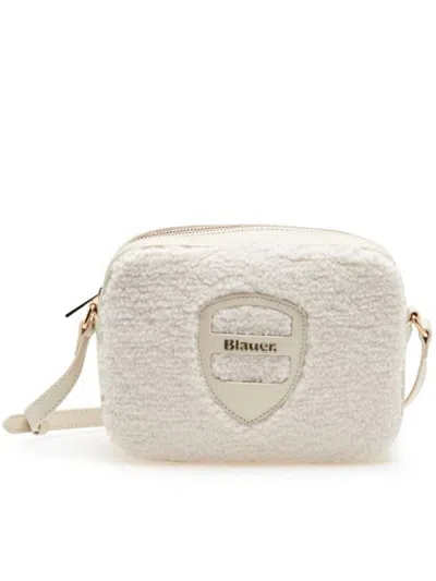 Blauer Usa Fur Camera Bags In White