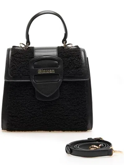 Blauer Usa Fur Crossbody Bags In Black