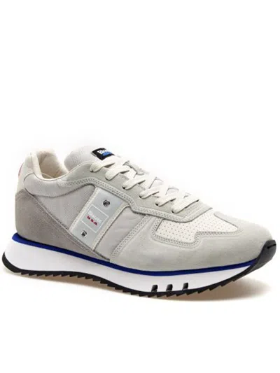 Blauer Usa Nylon Running Shoes In Grey