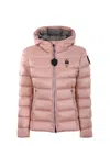 Blauer Usa Satin Nylon Down Jacket In Pink