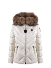 Blauer Usa Long-sleeved Hooded Down Jacket In White
