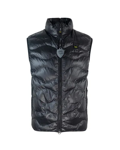 Blauer Usa Sleeveless Jacket In Black