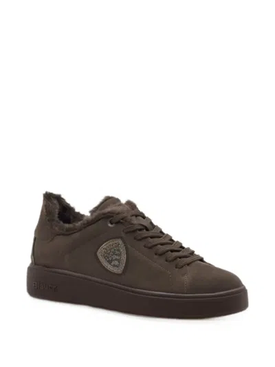 Blauer Victory Nubuck Leather Sneakers In Multi