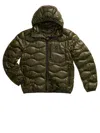 Blauer Wave Wave Padded Feather In Green