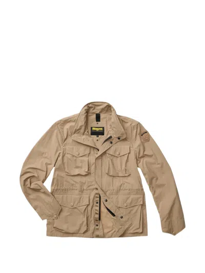 Blauer Whipple Multi-pocket Windbreaker Jacket In Brown