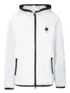 Blauer White Hooded Jacket In White