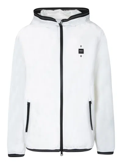 Blauer White Hooded Jacket