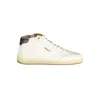 Blauer White Leather Men Sneaker In Neutral