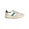 Blauer Gray Leather Athletic Sneakers