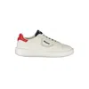 Blauer White Leather Men Sneaker In White
