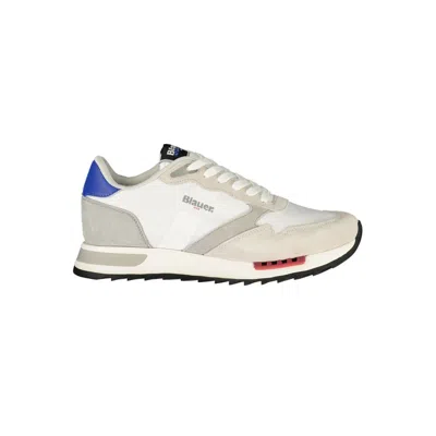 Blauer White Polyester Men's Men's Sneaker In Multi