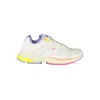 Blauer White Polyester Sneaker In Multi