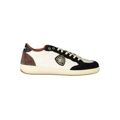 Blauer Polyester Men's Sneaker In White