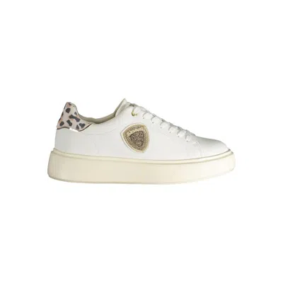 BLAUER BLAUER WHITE POLYESTER WOMEN'S SNEAKER