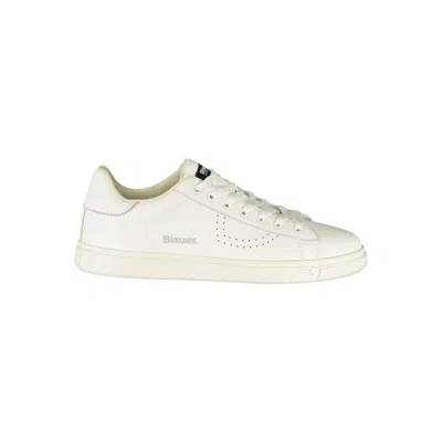 Blauer White Polyurethane Men's Men's Sneaker In Multi