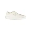 Blauer White Polyurethane Men's Sneaker In White