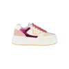 Blauer White Leather Women Sneaker In Multi