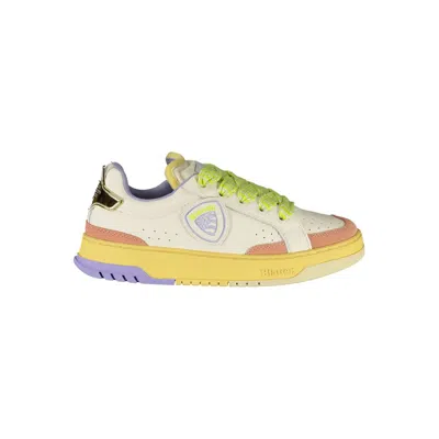 BLAUER BLAUER WHITE POLYURETHANE WOMEN WOMEN'S SNEAKER