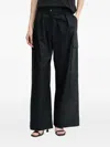 Blauer Wide-leg Cargo Pants In Multi