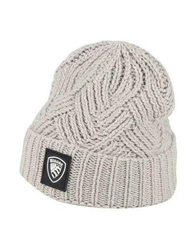 Blauer . Woman Hat Grey Size Onesize Polyamide, Viscose, Wool, Metal Fiber, Cashmere