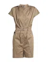 Blauer Jumpsuits In Beige