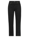Blauer . Woman Pants Black Size 30 Cotton, Viscose, Elastane