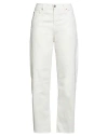 Blauer . Woman Pants Off White Size 32 Cotton, Viscose, Elastane