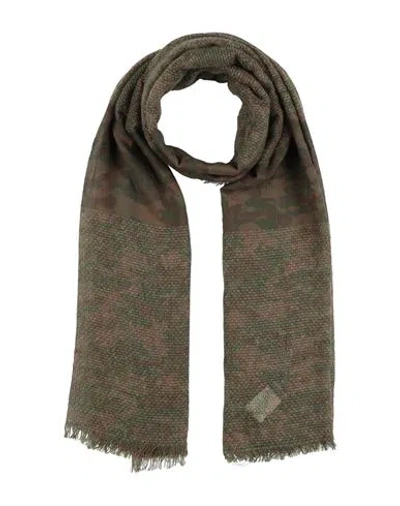 Blauer . Woman Scarf Military Green Size - Polyester, Viscose, Acrylic, Polyamide, Wool