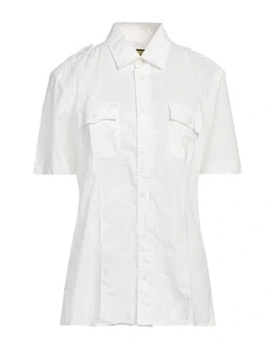 Blauer Woman Shirt White Size M Cotton