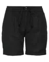 Blauer . Woman Shorts & Bermuda Shorts Black Size 28 Lyocell