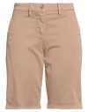 Blauer . Woman Shorts & Bermuda Shorts Light Brown Size 29 Cotton, Elastane In Pink